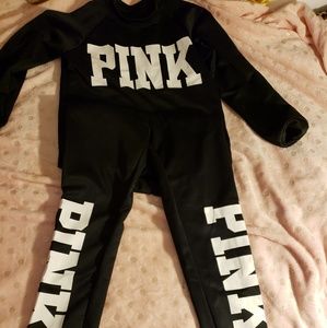 Pink sweat outfit